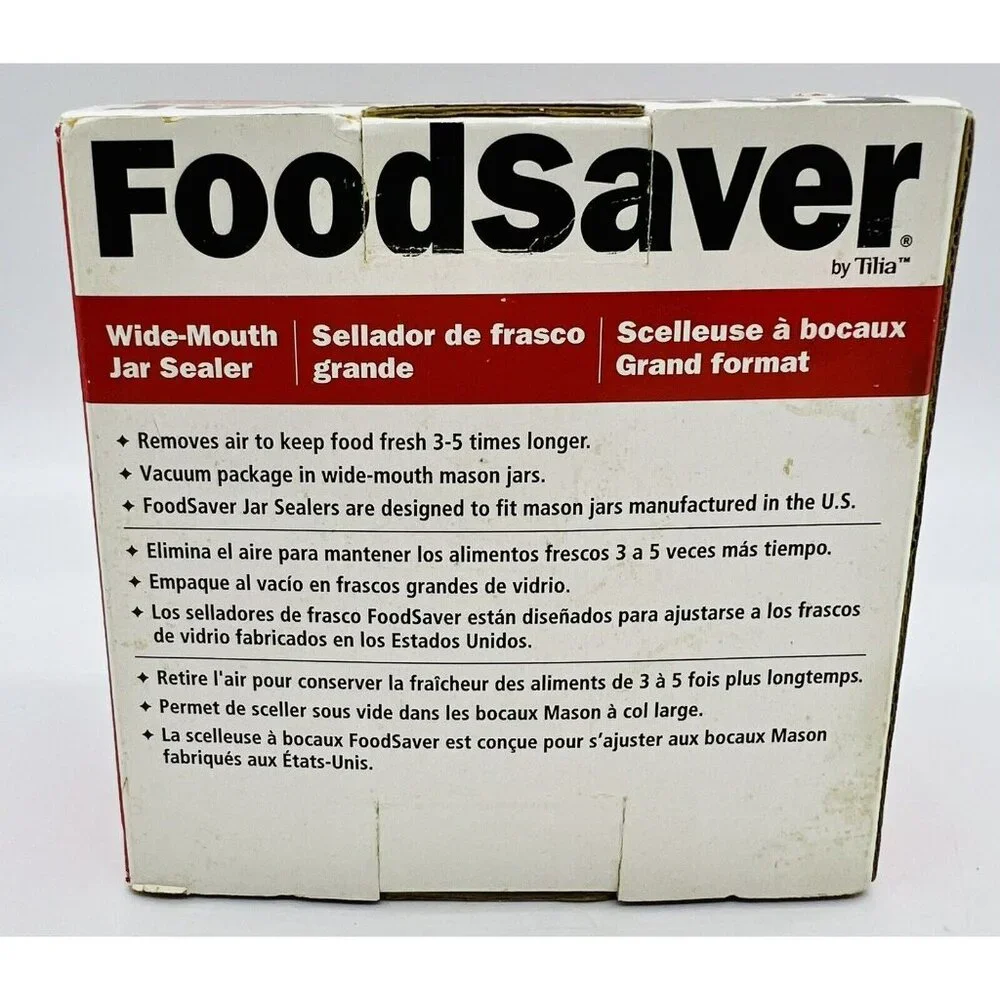 Food Saver T03-0023-01 Wide Mouth‎ Jar Sealer